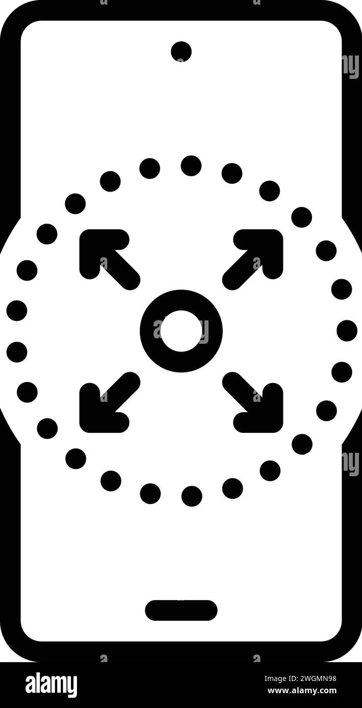 Icona per più grandi e più Illustrazione Vettoriale