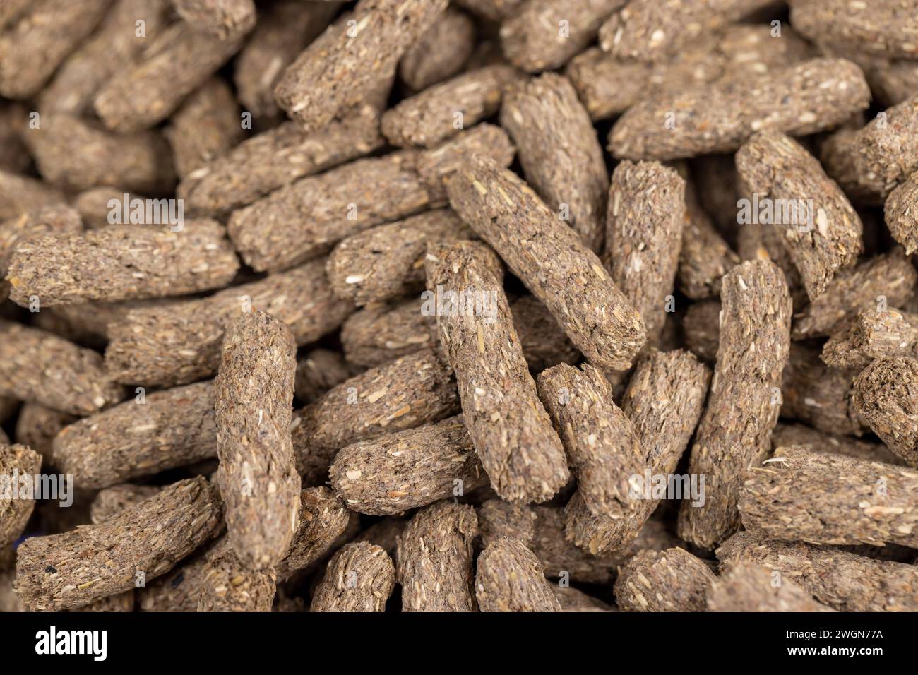 cibo combinato per animali da compagnia di roditori, cibo sano combinato per l'allevamento di roditori Foto Stock