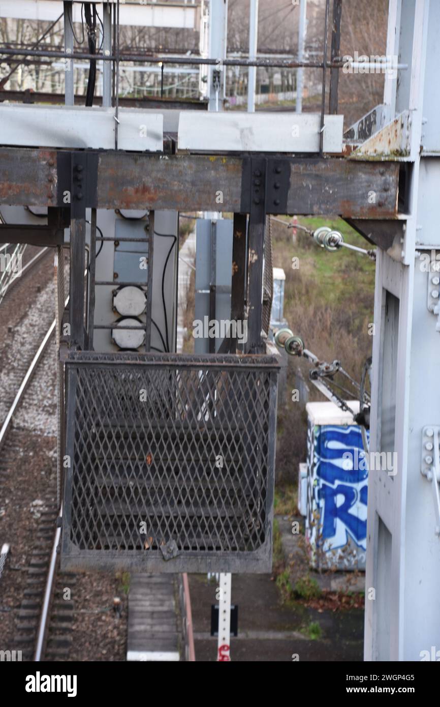 Pièce métal du chemin de fer , Alfortville Foto Stock