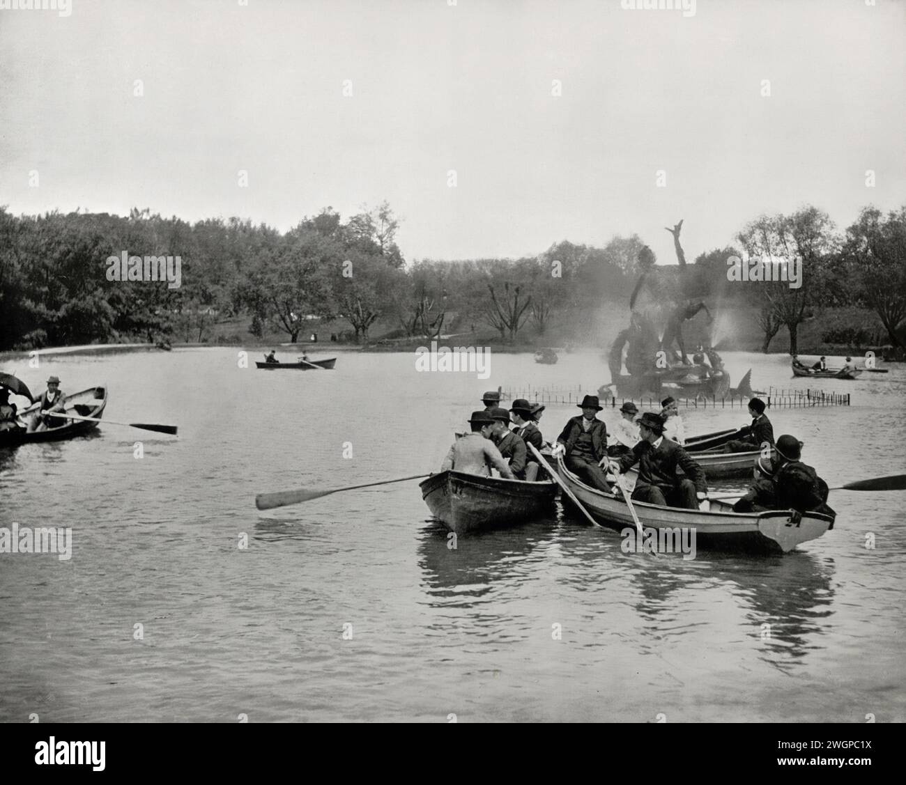 Wade Park Cleveland Ohio USA, XIX secolo Foto Stock