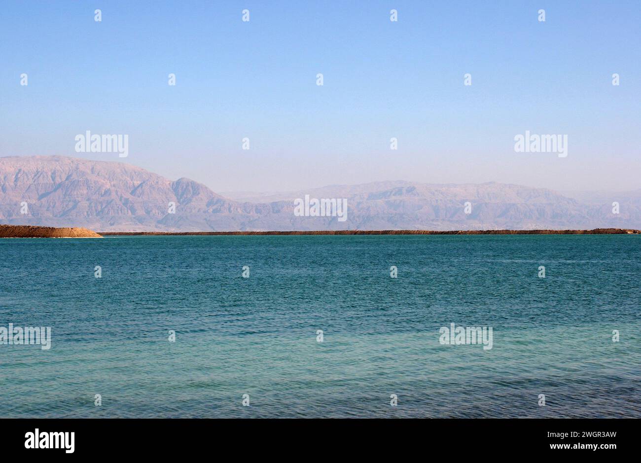 Paesaggio del Mar Morto, Israele Foto Stock