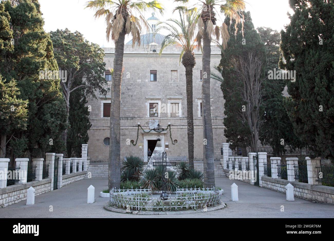Chiesa Stella Maris, Monte Carmelo di Haifa, Israele Foto Stock