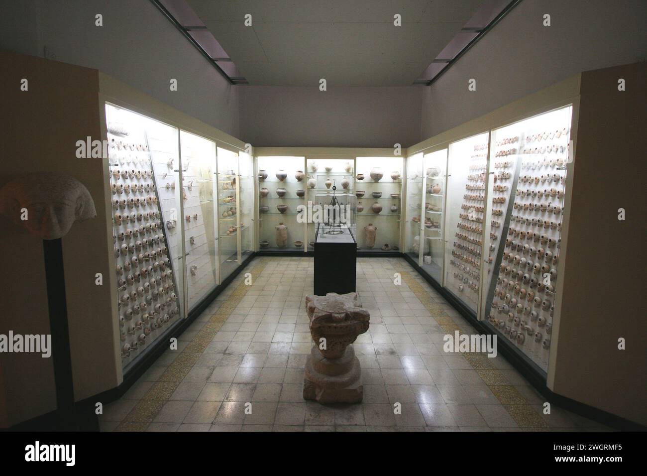 Museo nel monastero francescano nella città vecchia di Gerusalemme, Israele Foto Stock
