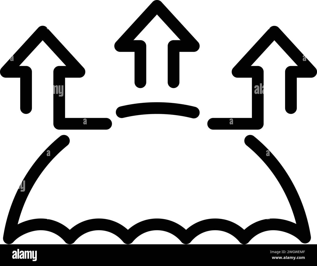 L'icona mission core delinea il vettore. Scelta del codice. Politica giustizia legge cultura Illustrazione Vettoriale