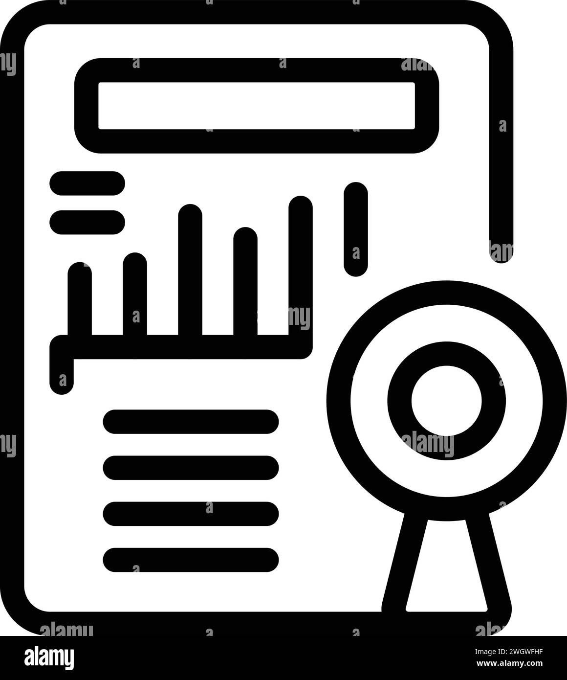 Icona di scelta del codice economico - vettore di contorno. Affidabile. Onestà legge web Illustrazione Vettoriale