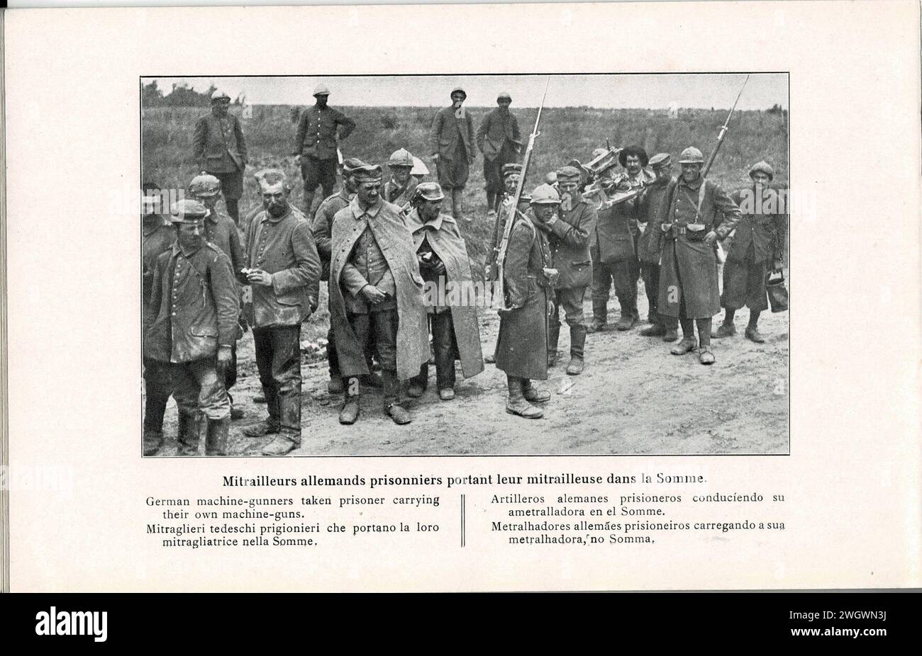 Armee francaise-1916-service Photo-a16. Foto Stock