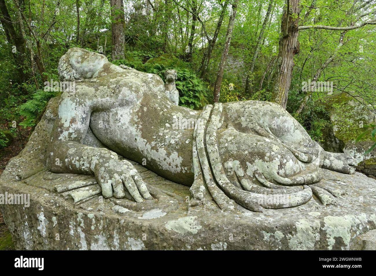 Armida (ninfa addormentata) Foto Stock