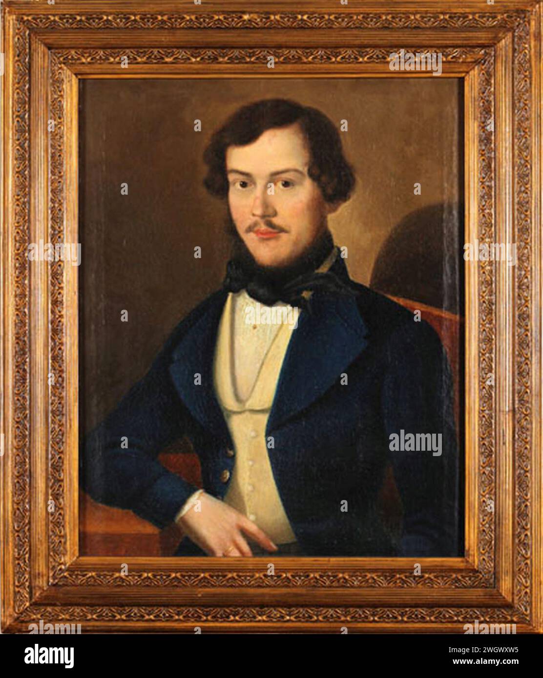 Arsenije Petrović (1803-1870) - Portret mladića, 1830. Foto Stock