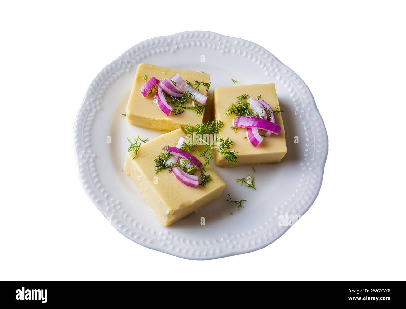 Piatti tradizionali turchi con olio d'oliva, antipasti; purea di fagiolini o pasta di fagiolini. (Nome turco; Fava) Fava alimentare turco Foto Stock