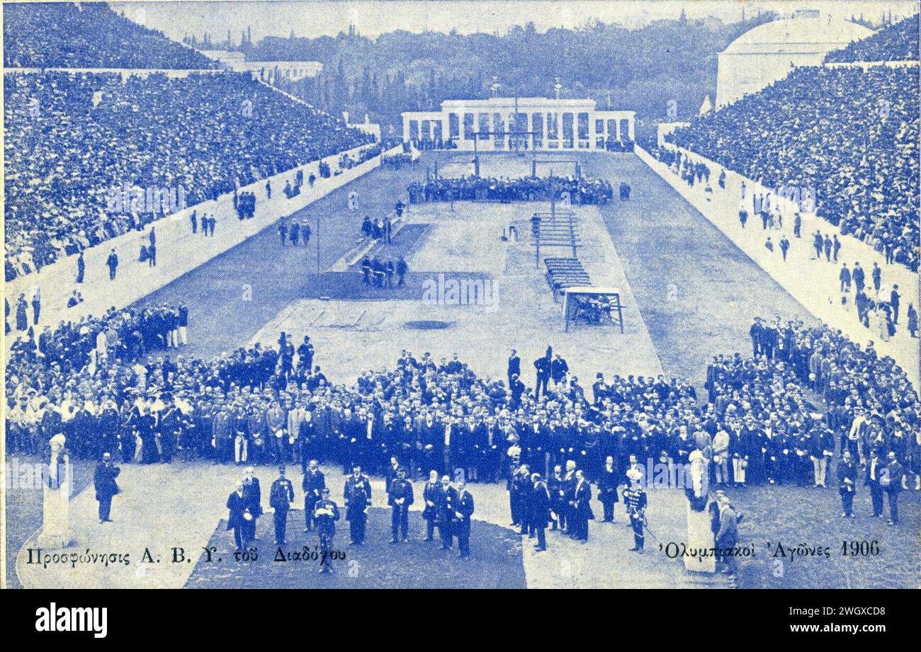Aspiotis Olympics 1906 indirizzo reale. Foto Stock