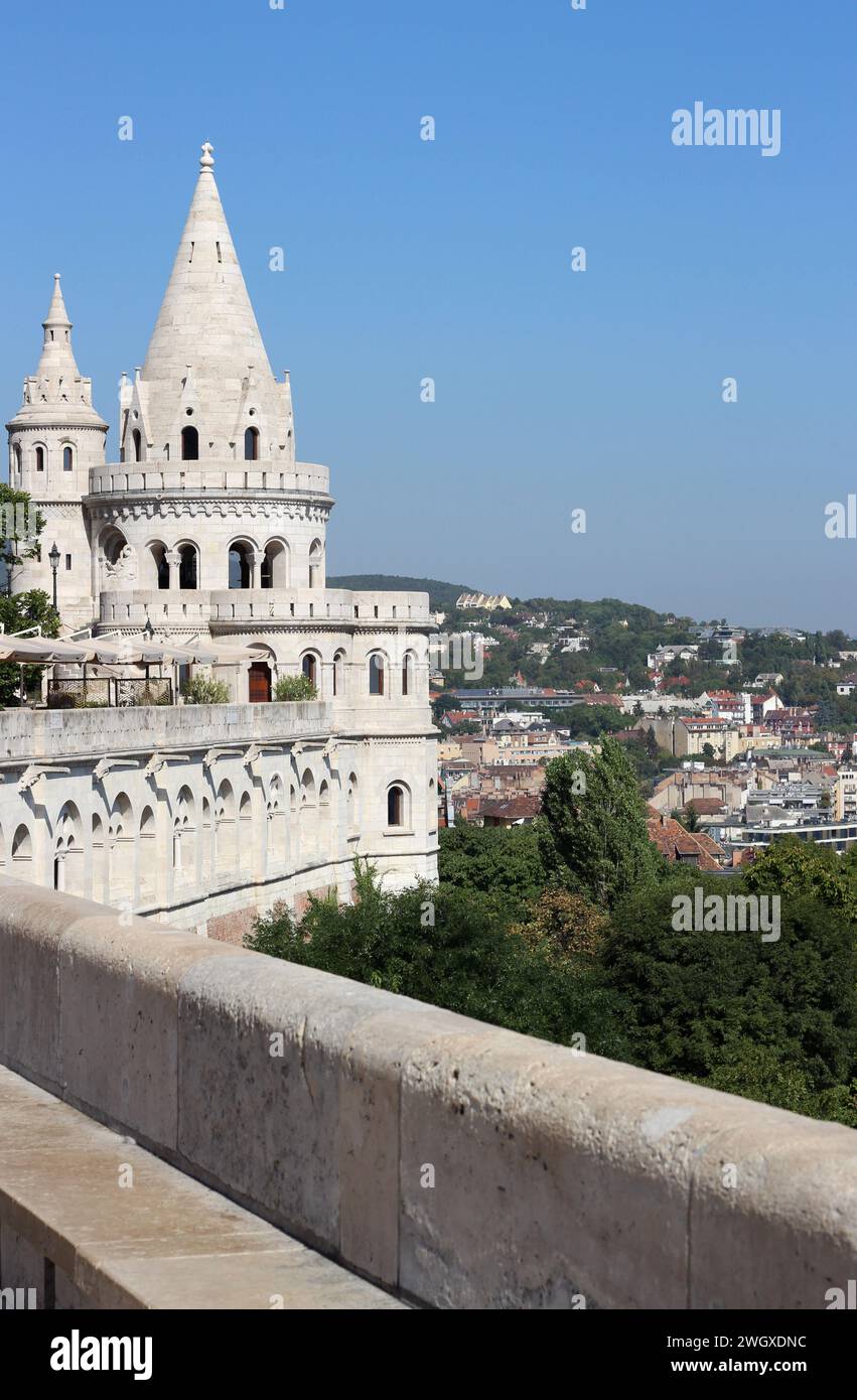 Bastione dei pescatori - Halaszbastya, Budapest Foto Stock