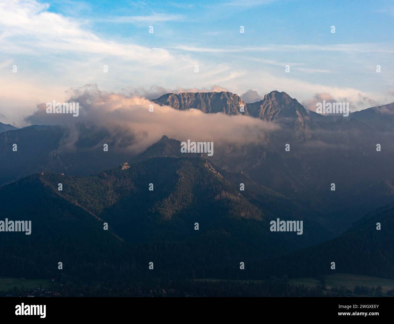 Parco nazionale dei Alti Tatra, Polonia. Foto Stock