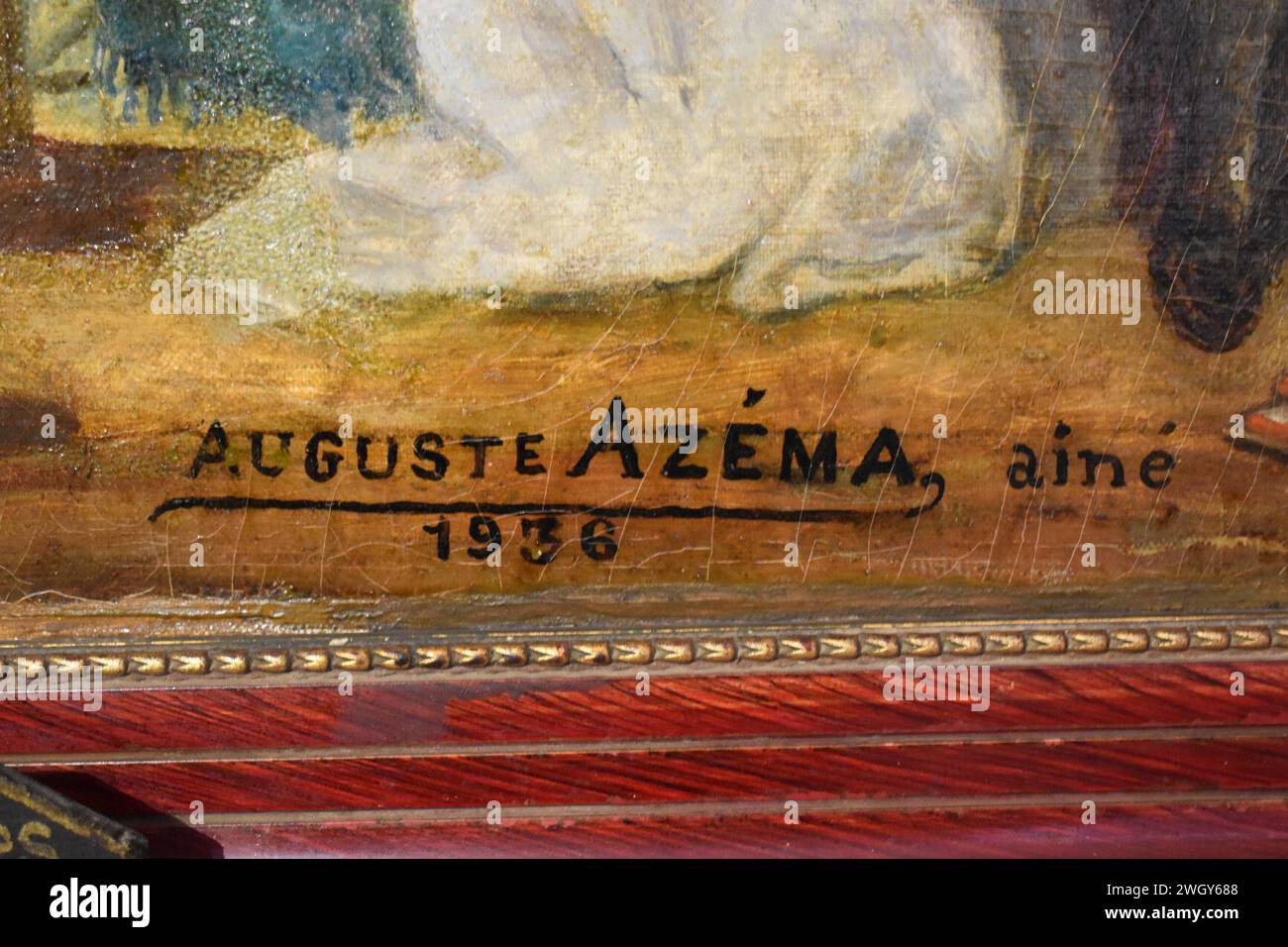 Auguste Azéma - l'appel des derniers condamnés 02. Foto Stock