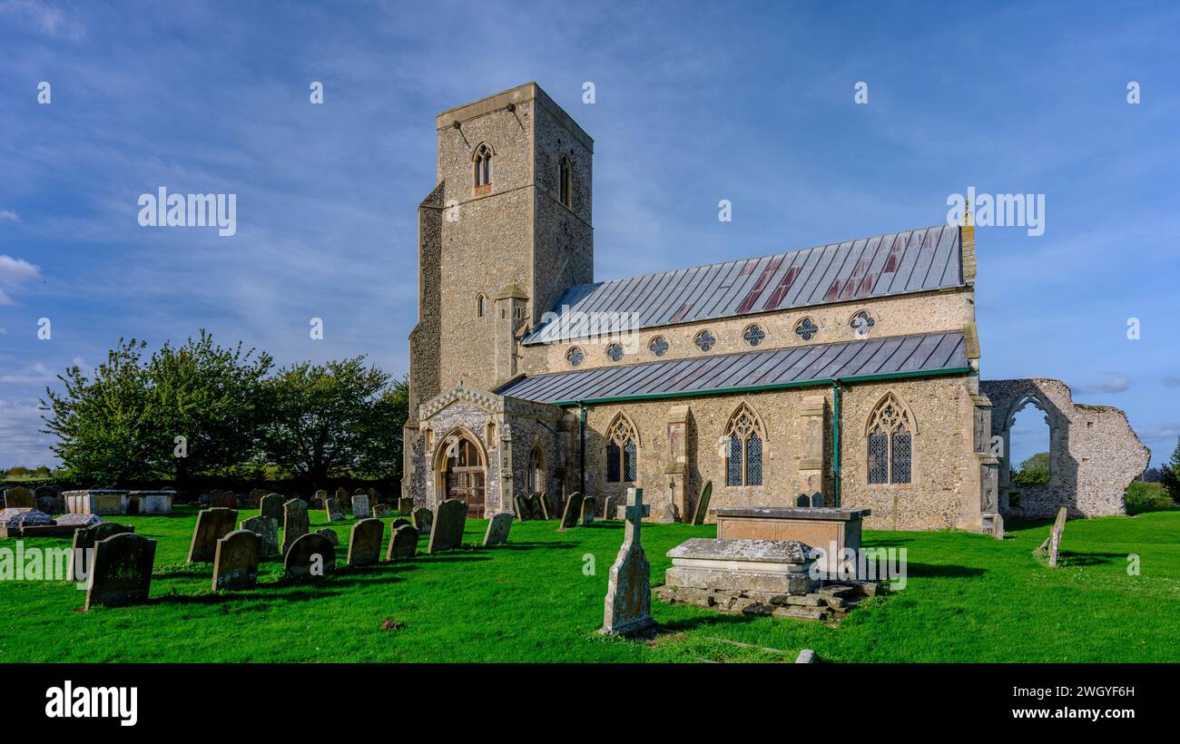 Walsingham, Regno Unito - 17 ottobre 2023: St Peter's Church, Walsingham, Norfolk, Regno Unito Foto Stock