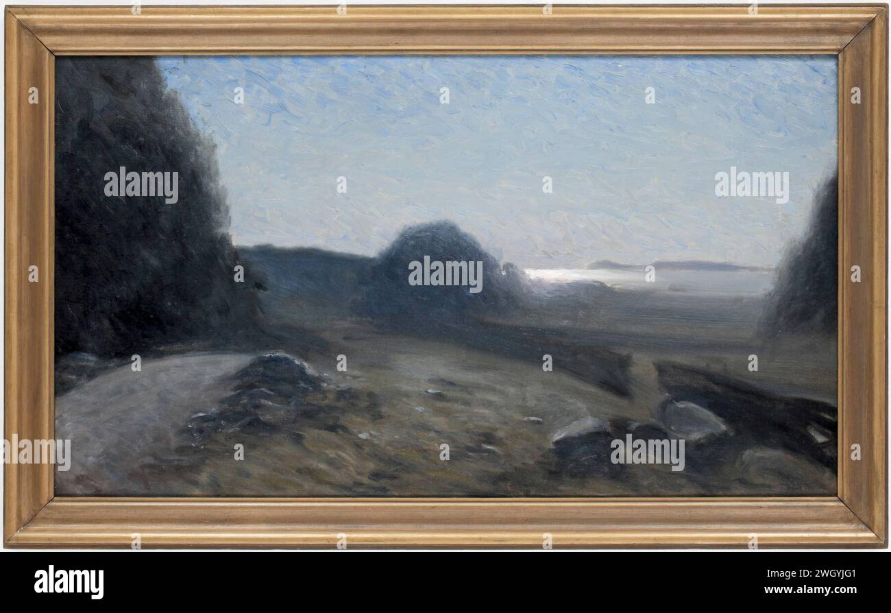 Axel Fahlcrantz, Landskap, 1924. Foto Stock