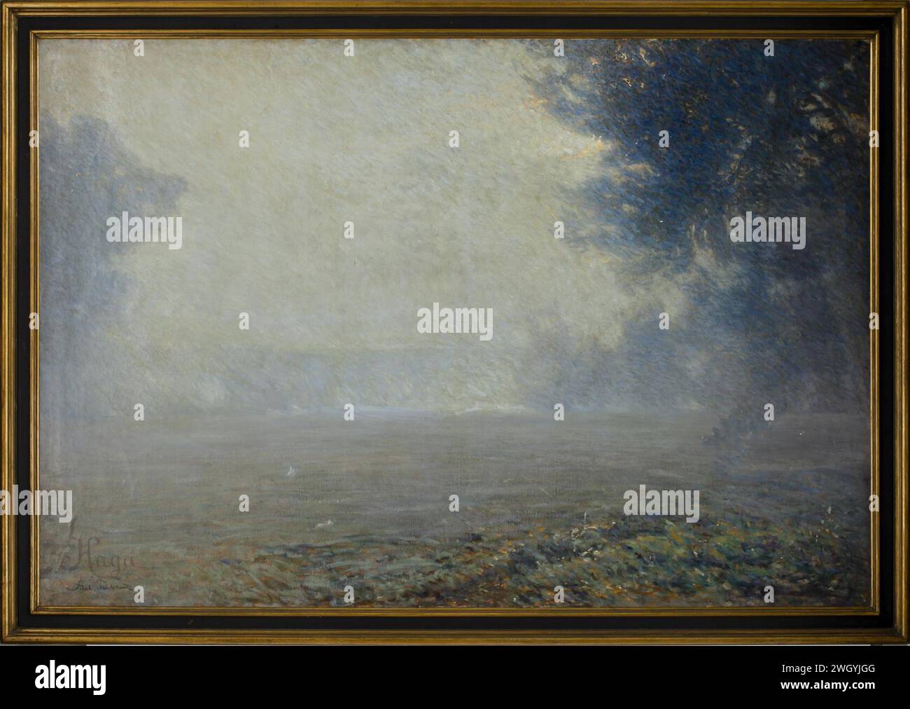 Axel Fahlcrantz, Haga, signerad. Foto Stock