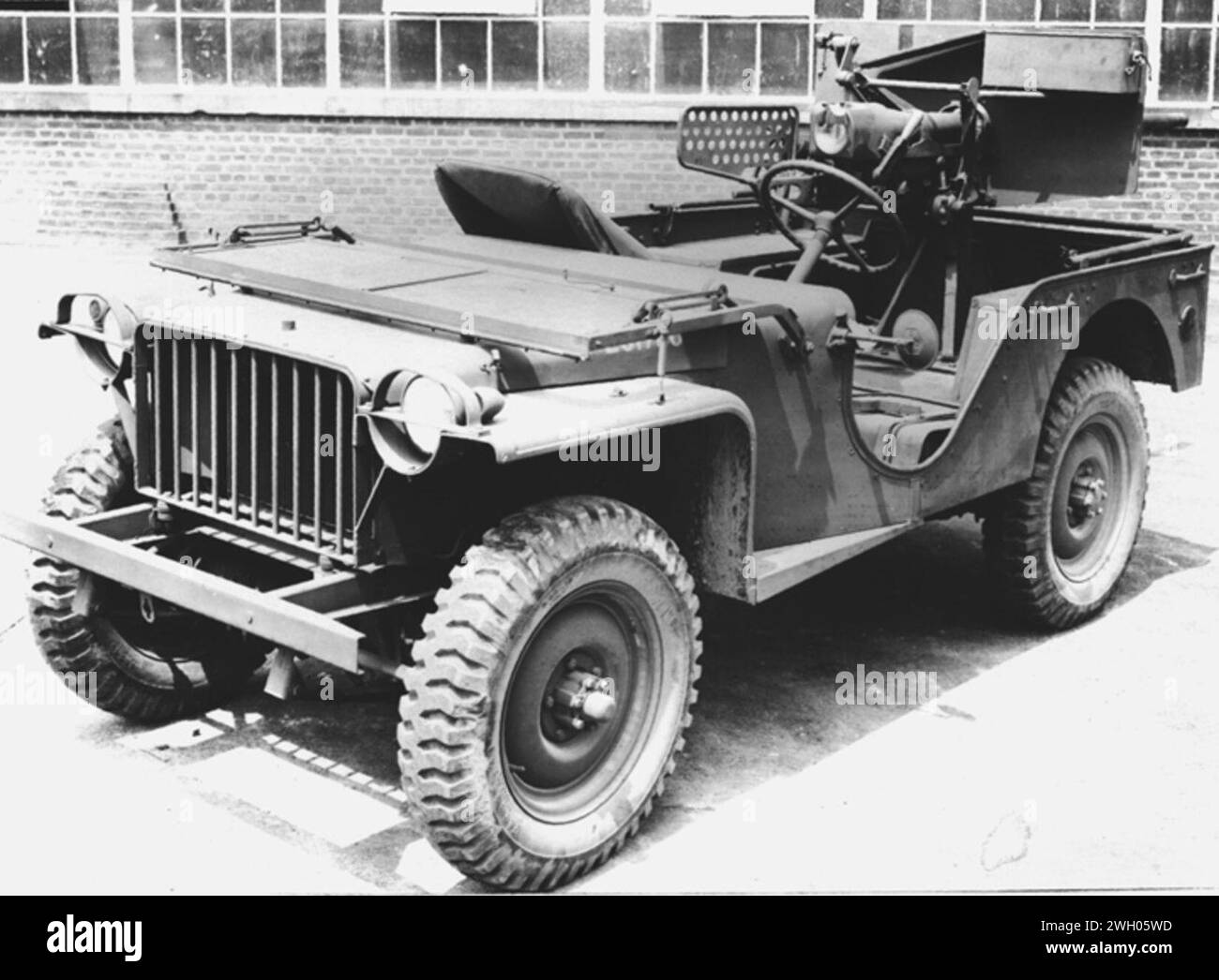 BRC-40 T2E1 Gun Motor Carriage (GMC) Bantam anteriore sinistro. Foto Stock