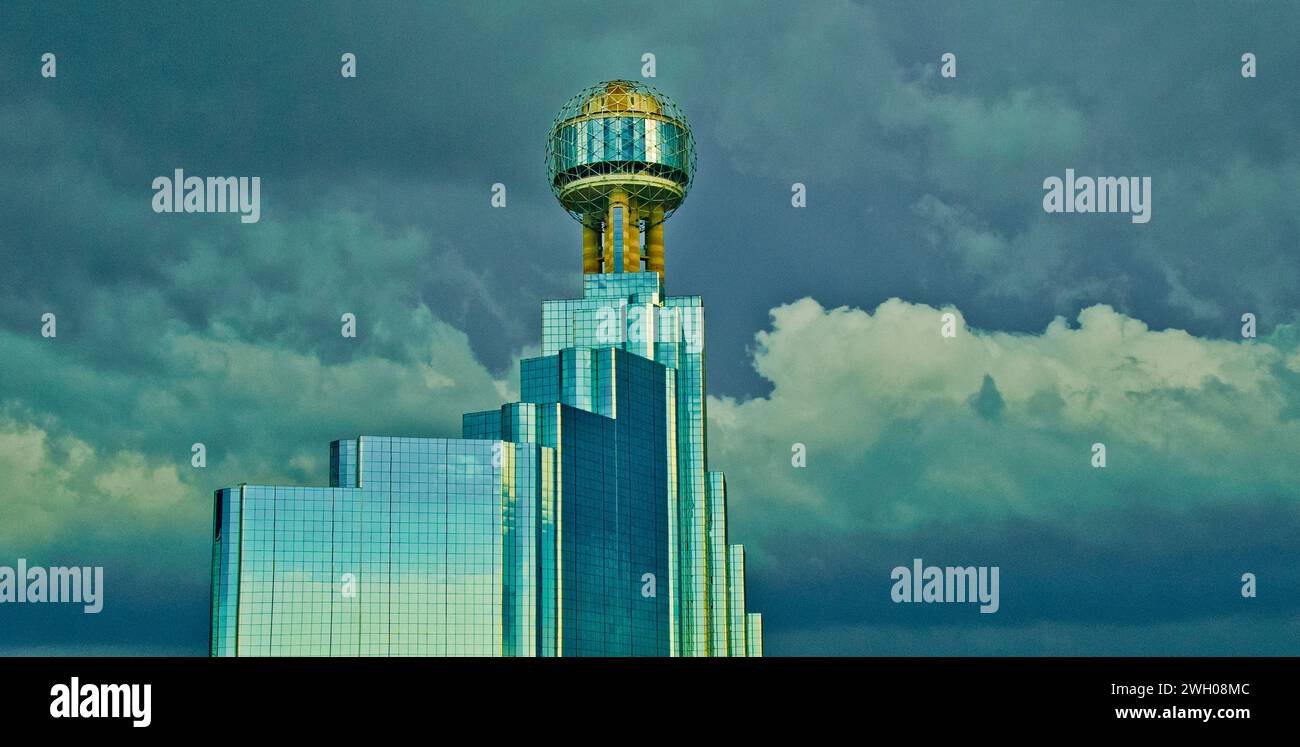 Nuvole di tempesta in avvicinamento a Dallas, Texas Foto Stock