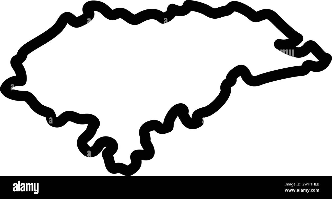 Icona per honduras, america Illustrazione Vettoriale