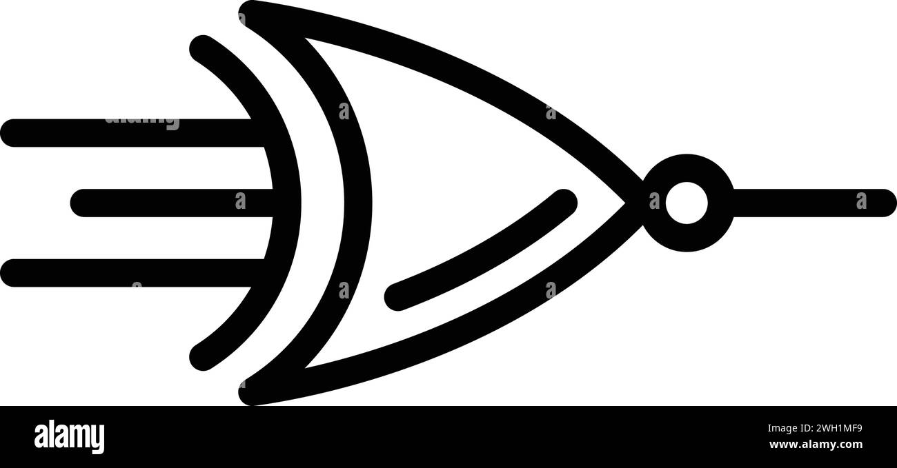 Icona per Nor, no Illustrazione Vettoriale