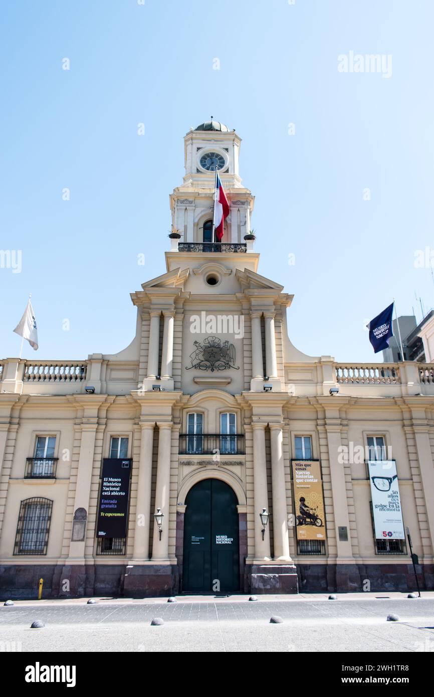 Museo Histórico Nacional situato a Santiago, Cile Foto Stock