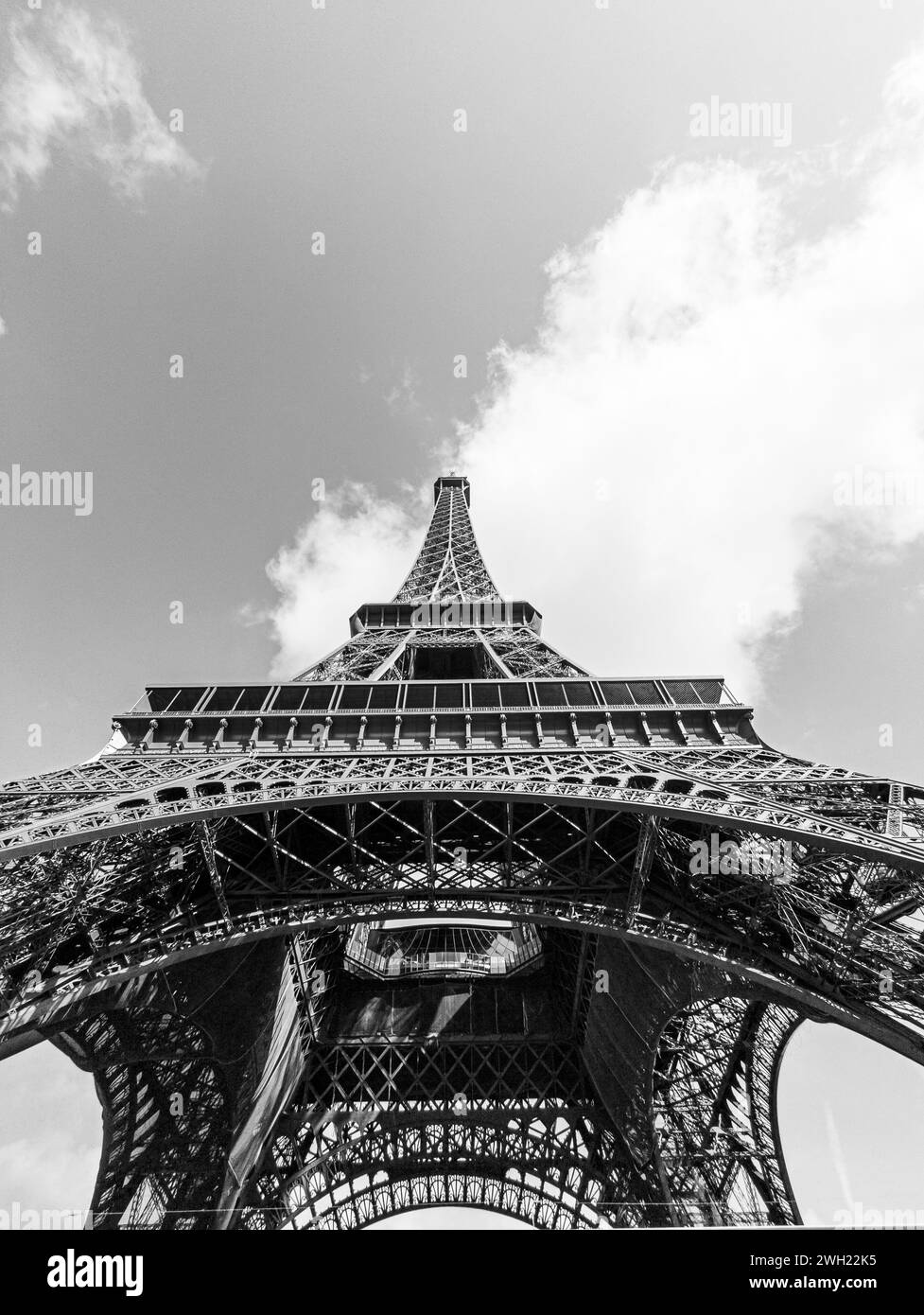 La Torre Eiffel a Parigi Foto Stock