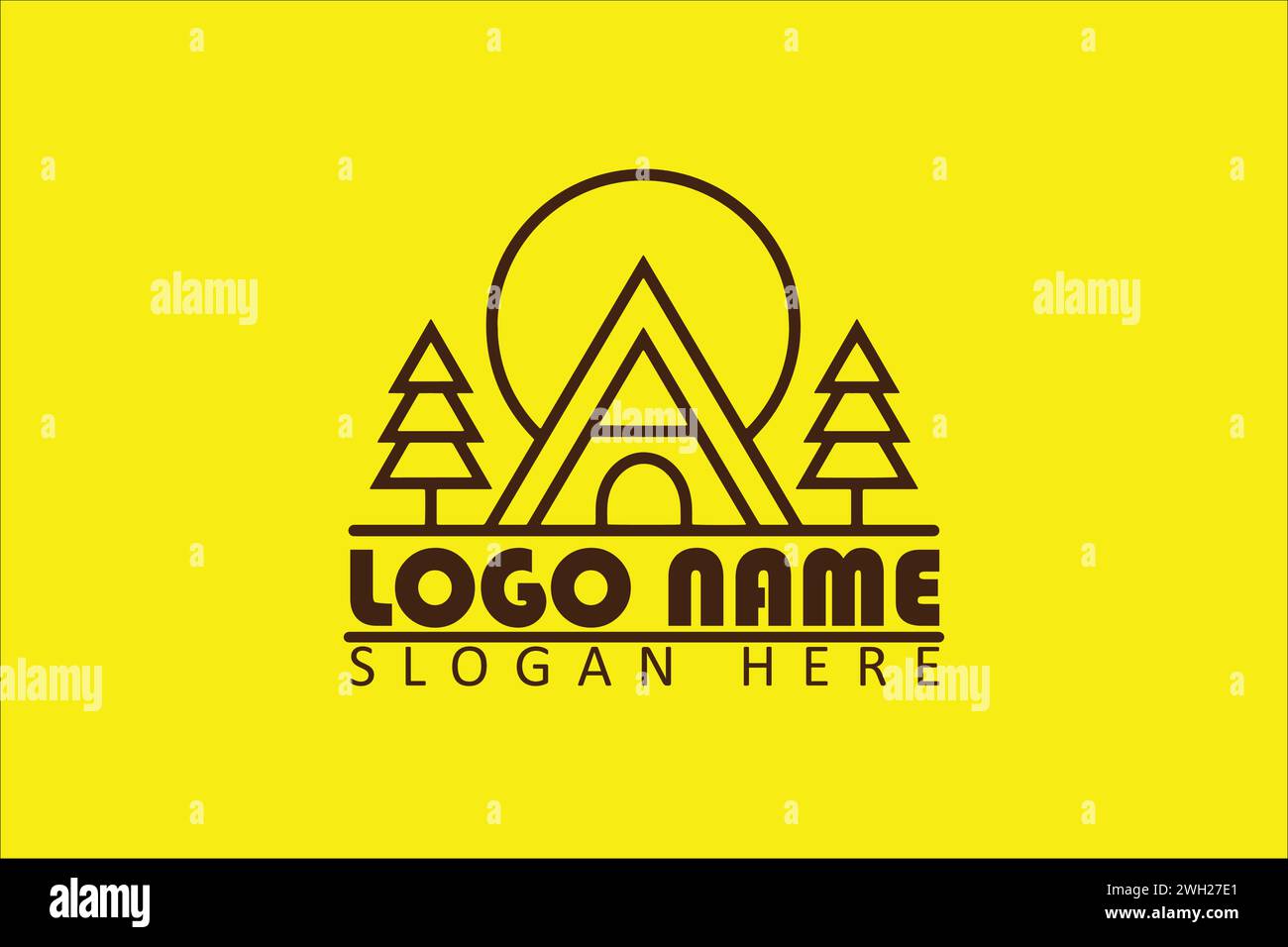 LOGO dell'agenzia di viaggi Illustrazione Vettoriale