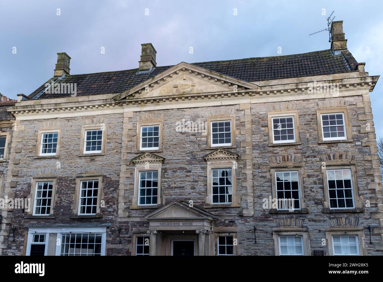 Melbourne House, Horse Street, Chipping Sodbury, Gloucestershire, Regno Unito (Edward Jenner visse dal 1763 al 1770) Foto Stock