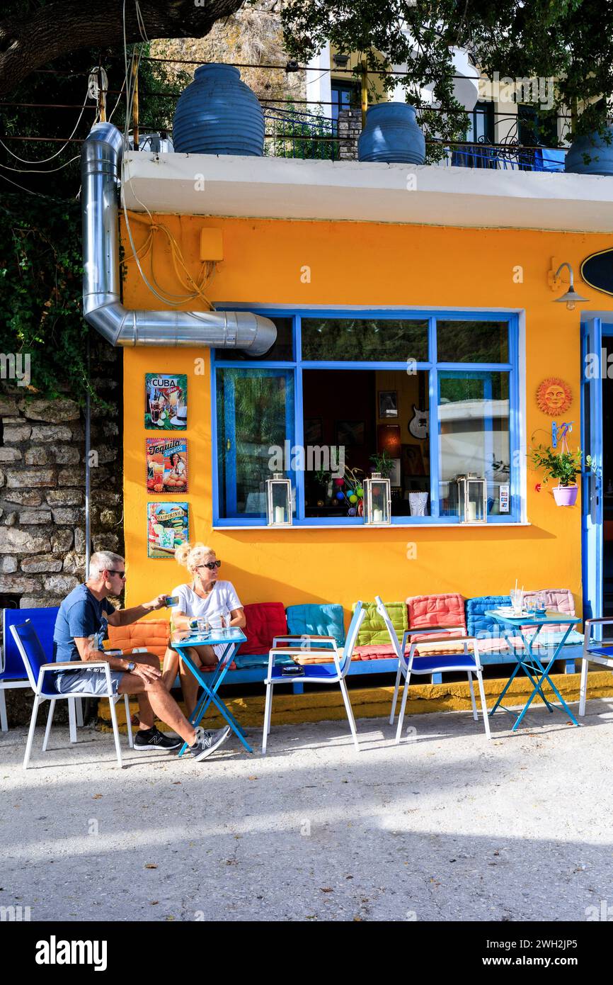Kioni, Itaca, Grecia Foto Stock