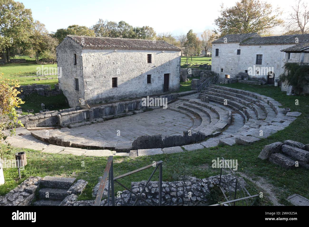 Altilia - Teatro al Parco Archeologico di Sepino Foto Stock