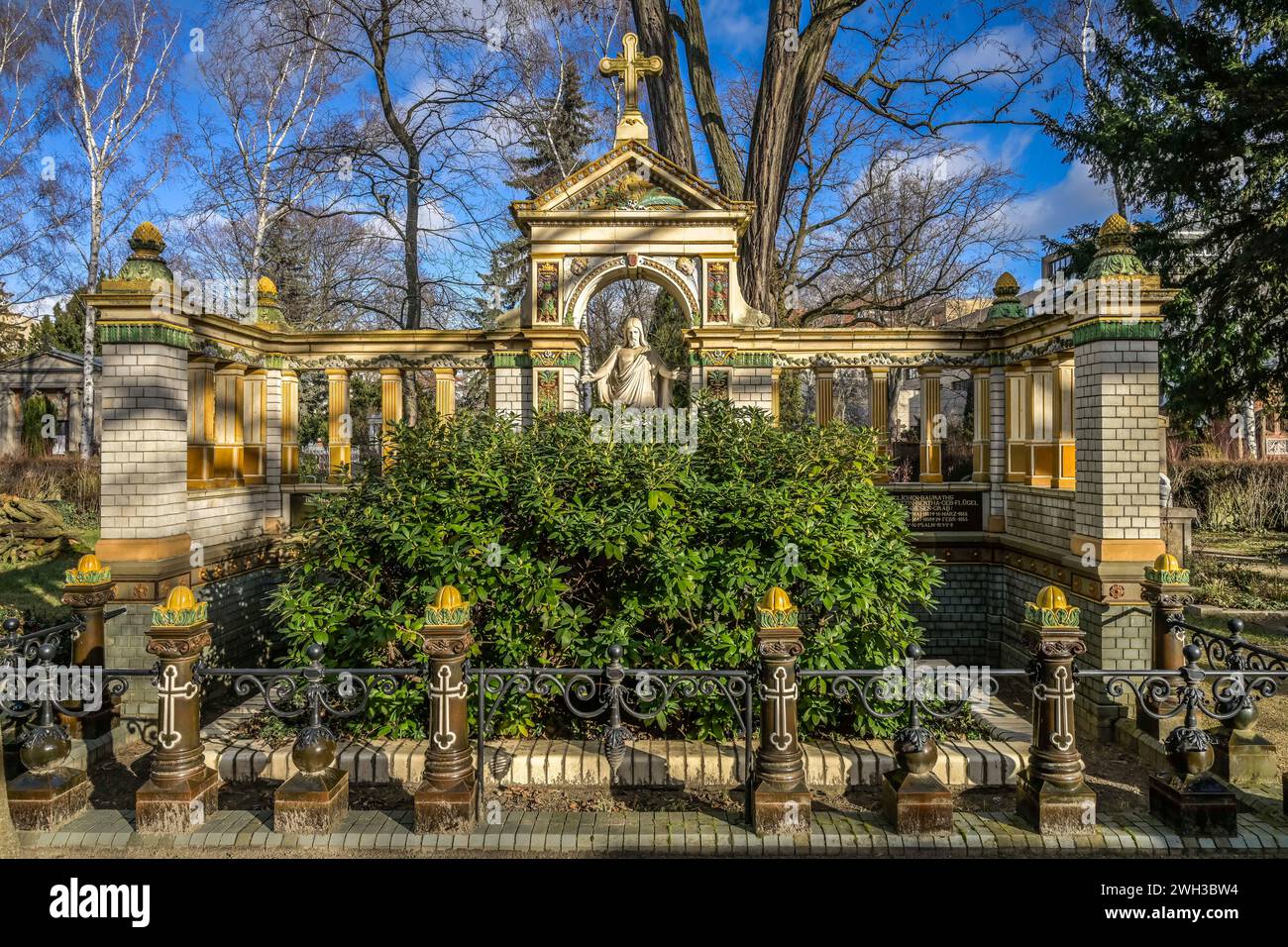 Dorotheenstädtischer, Familiengrab Friedrich Eduard Hoffmann, Chausseestraße Friedhof,  , Mitte, Berlin, Deutschland Foto Stock