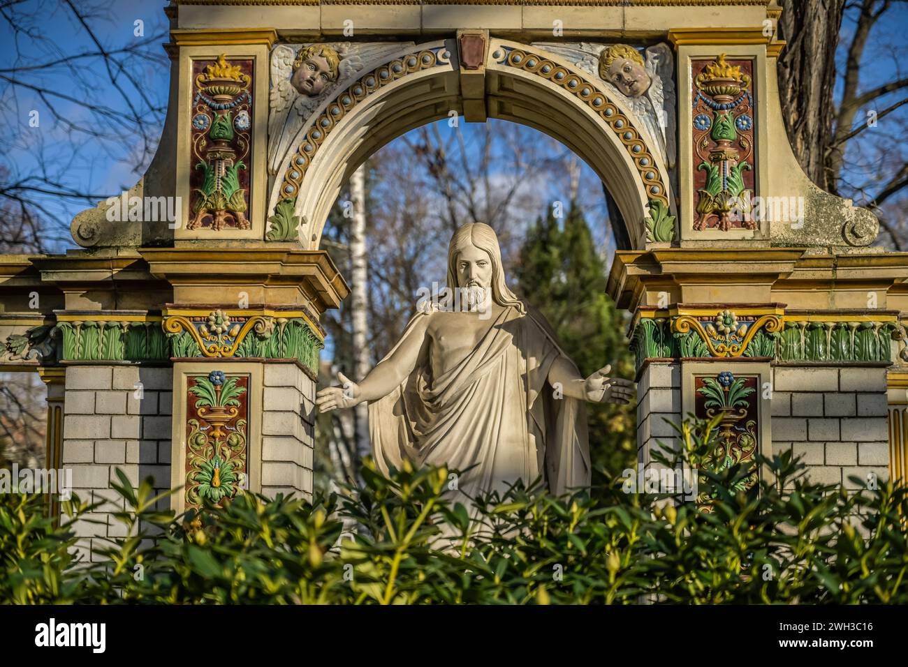 Dorotheenstädtischer, Familiengrab Friedrich Eduard Hoffmann, Chausseestraße Friedhof,  , Mitte, Berlin, Deutschland Foto Stock