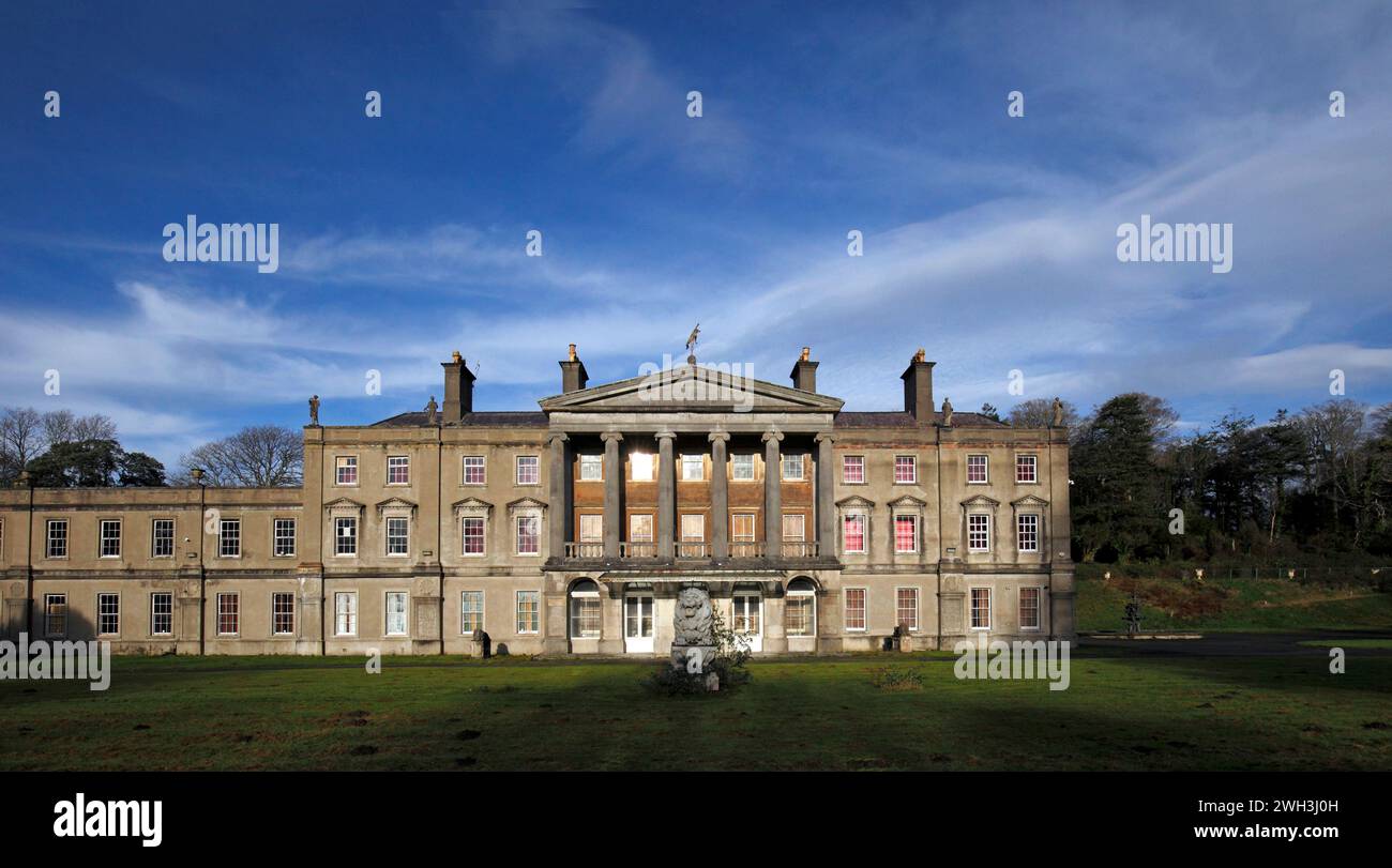 Casa padronale Parc Glynllifon. Plas Glynllifon. Il ballo per celebrare l'investitura del principe Carlo nel 1969 si è tenuto qui. Ora re Carlo III Foto Stock