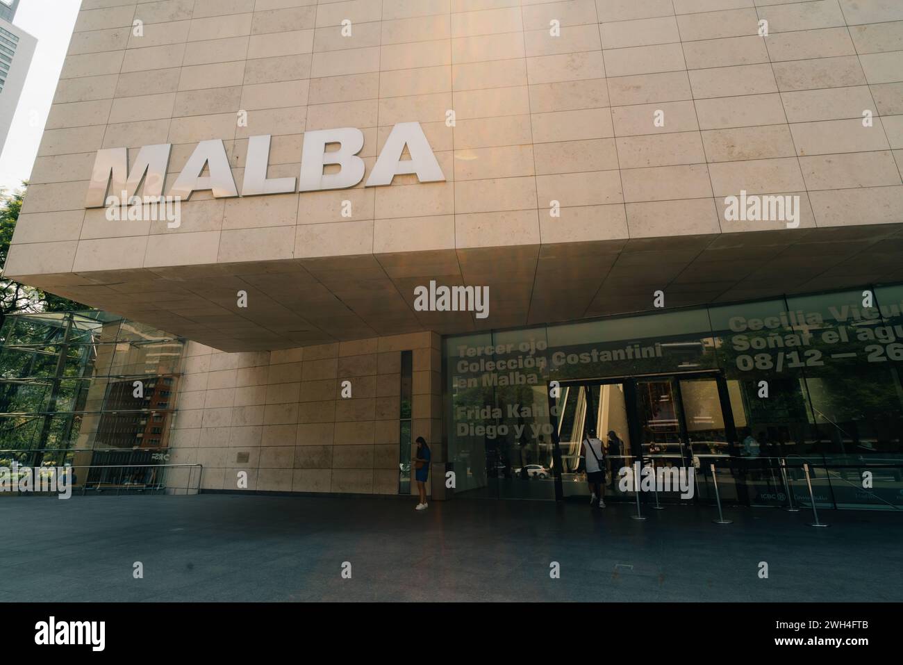 MALBA - Museo di Arte Latinoamericana di Buenos Aires, argentina - 2 febbraio 2024. Foto di alta qualità Foto Stock