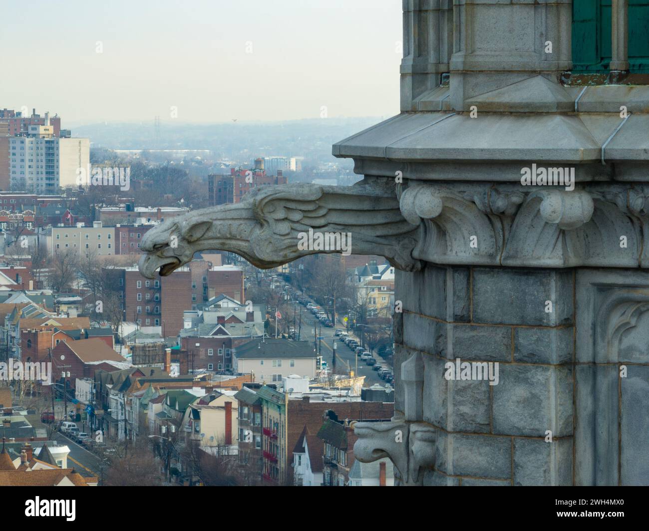Cattedrale Basilica del Sacro cuore di Newark, NJ È la quinta cattedrale più grande del Nord America ed è la sede dell'arcidio cattolico Foto Stock