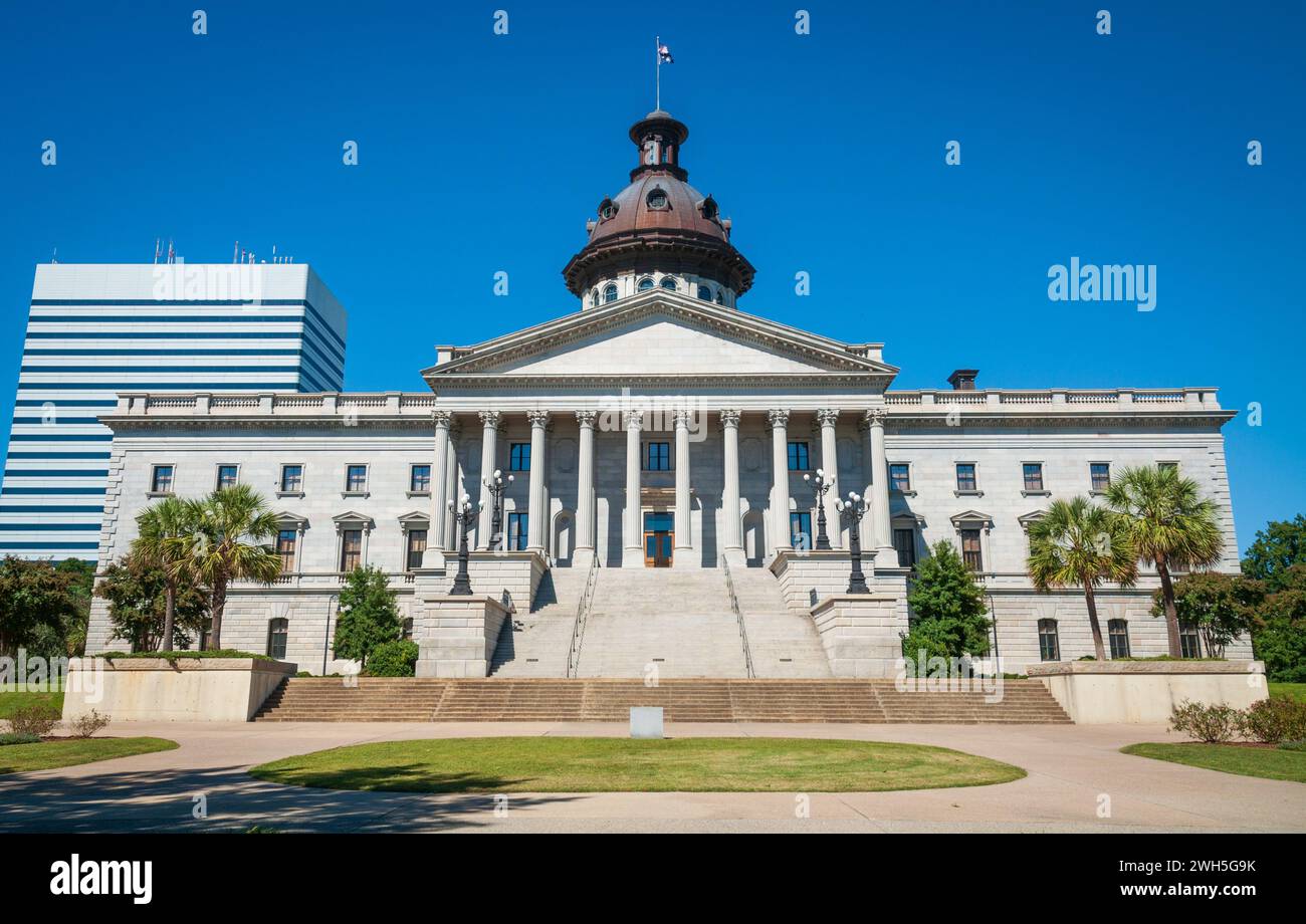 South Carolina State House, ufficio governativo statale di Columbia, South Carolina, Stati Uniti Foto Stock