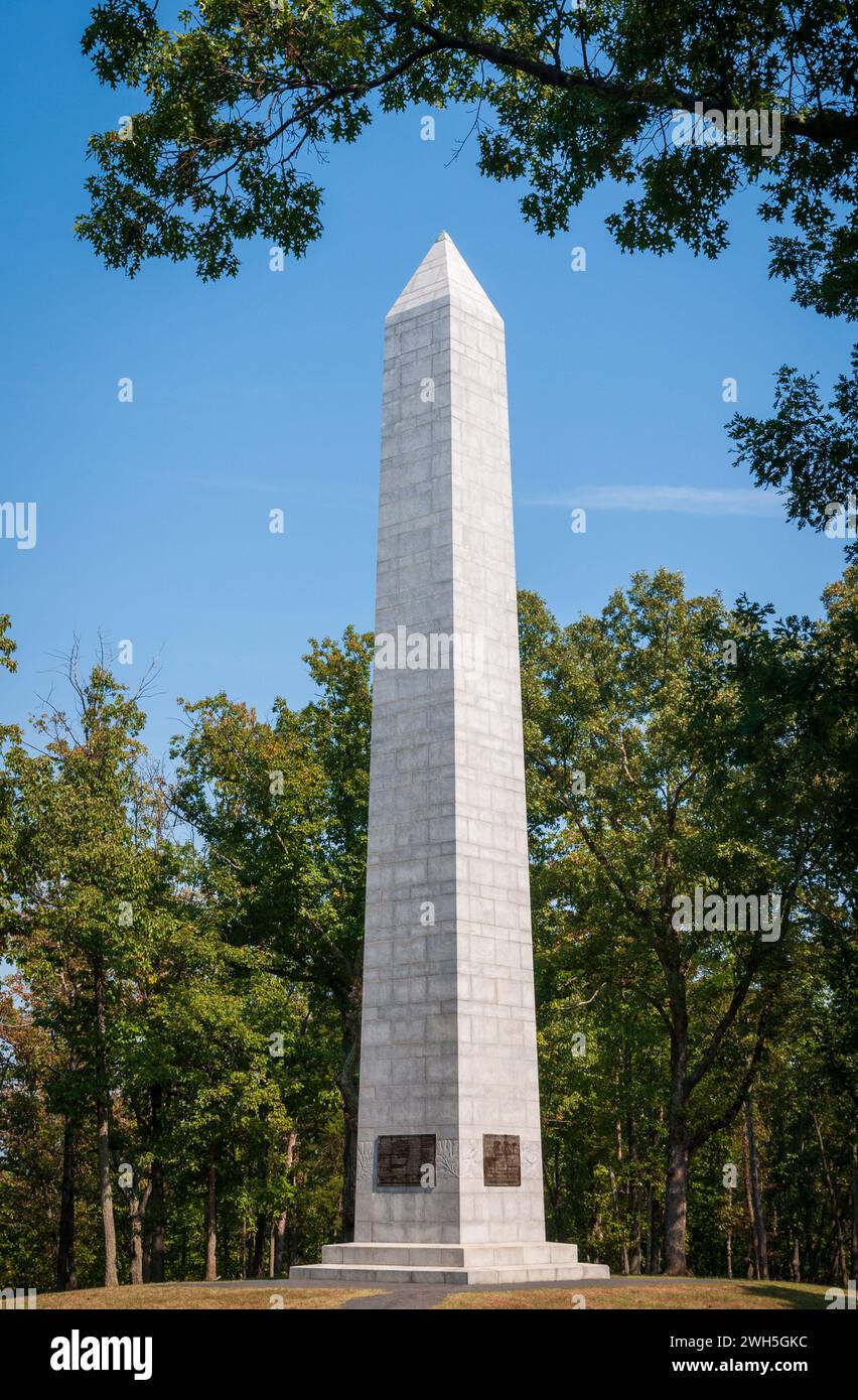 Kings Mountain National Military Park, South Carolina, Stati Uniti Foto Stock