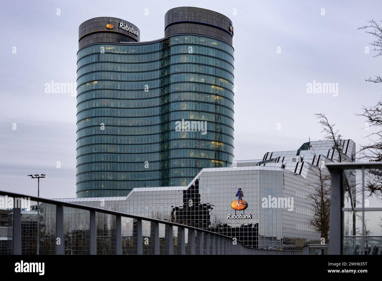 UTRECHT - esterno della sede centrale di Rabobank a Utrecht. ANP RAMON VAN FLYMEN netherlands Out - belgio Out Foto Stock
