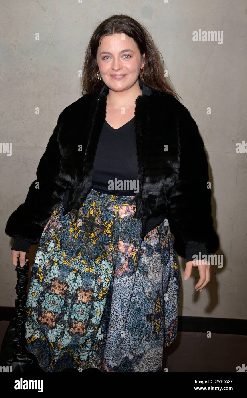 Ronja Forcher bei der Kilian Kerner Fashion Show auf der Berlin Fashion Week Autunno/Inverno 2024 nella der Verti Music Hall. Berlino, 07.02.2024 *** Ronja Forcher al Kilian Kerner Fashion Show alla Berlin Fashion Week Autunno Inverno 2024 nella Verti Music Hall Berlin, 07 02 2024 foto:XF.xKernx/xFuturexImagex kerner_4224 Foto Stock