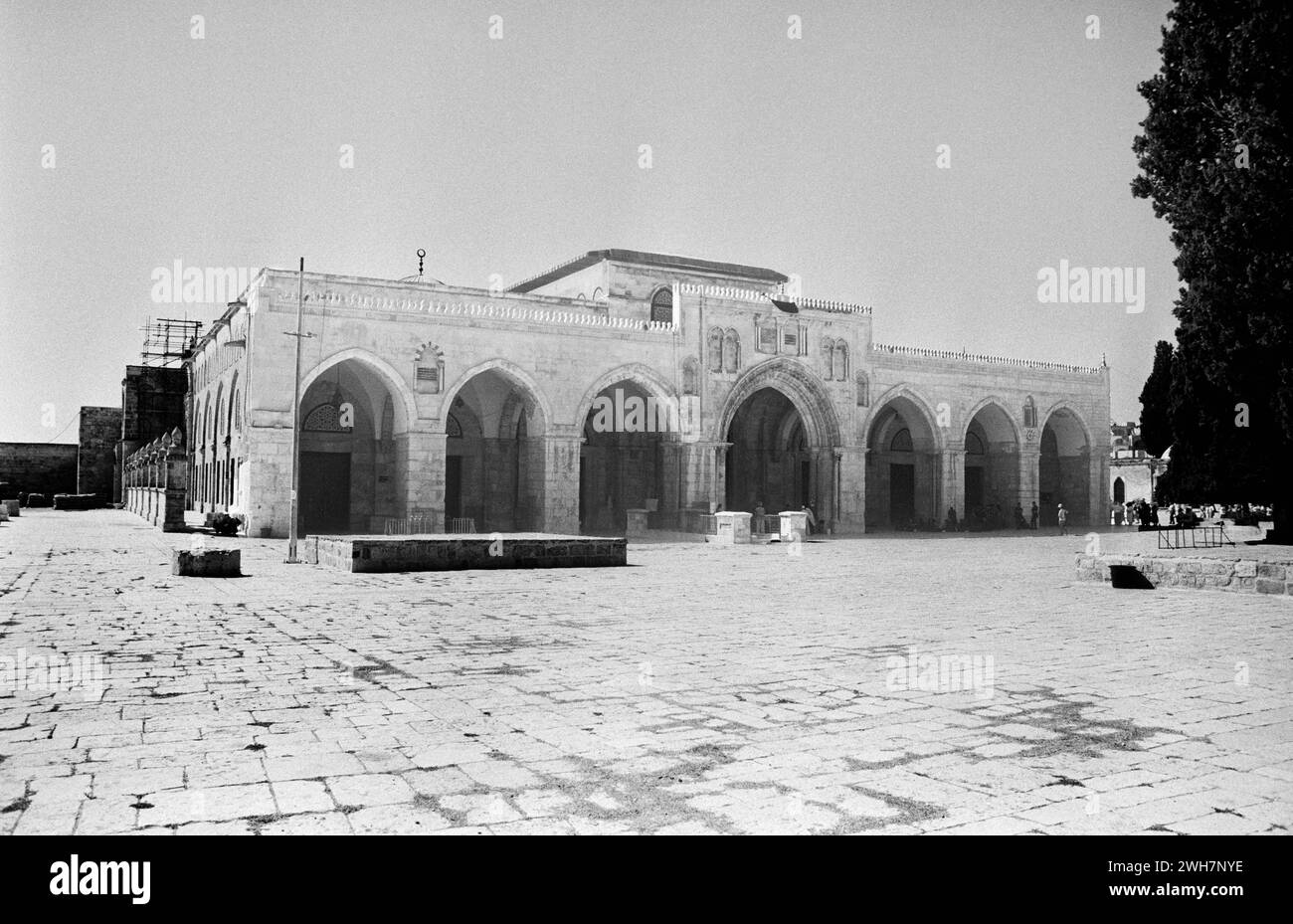 Israele, Gerusalemme, 20.09.1993 Archiv.: 43-35-08 Stadtfotos Gerusalemme foto: Die al Akza-Moschee auf dem Tempelberg Stadtfotos Gerusalemme *** Israele, Gerusalemme, 20 09 1993 Archivio 43 35 08 foto della città Gerusalemme foto della moschea al Akza sul Monte Tempio foto della città Gerusalemme Foto Stock