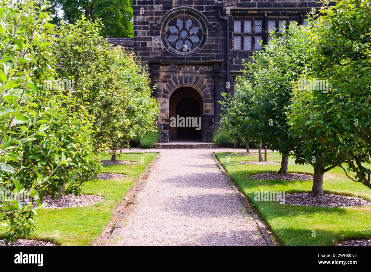 East Riddlesden Hall, Manor House, Keighley, West Yorkshire, Inghilterra Foto Stock