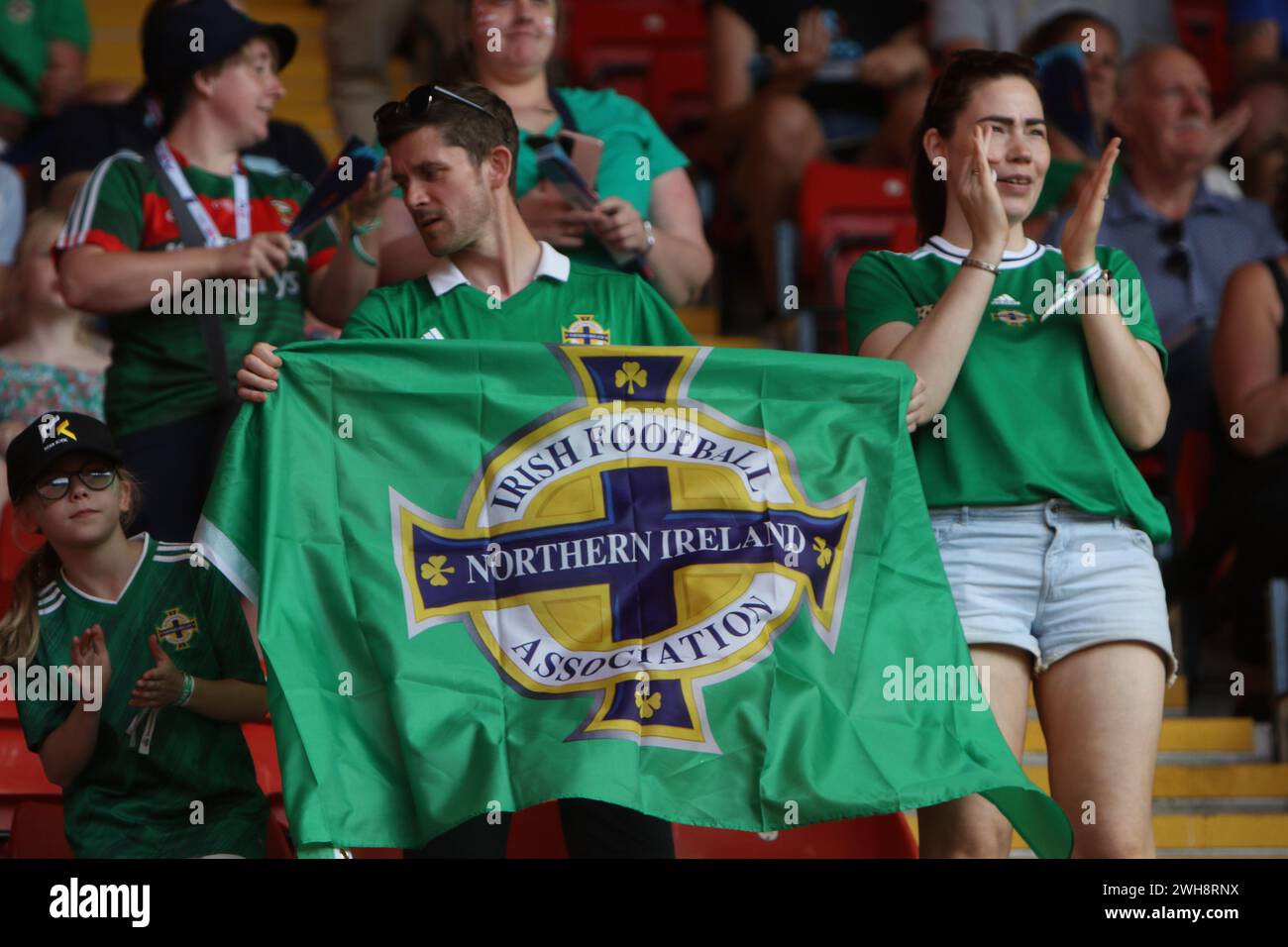 Inghilterra vs Irlanda del Nord UEFA donne Euro 15 luglio 2022 St Marys Stadium Southampton Foto Stock