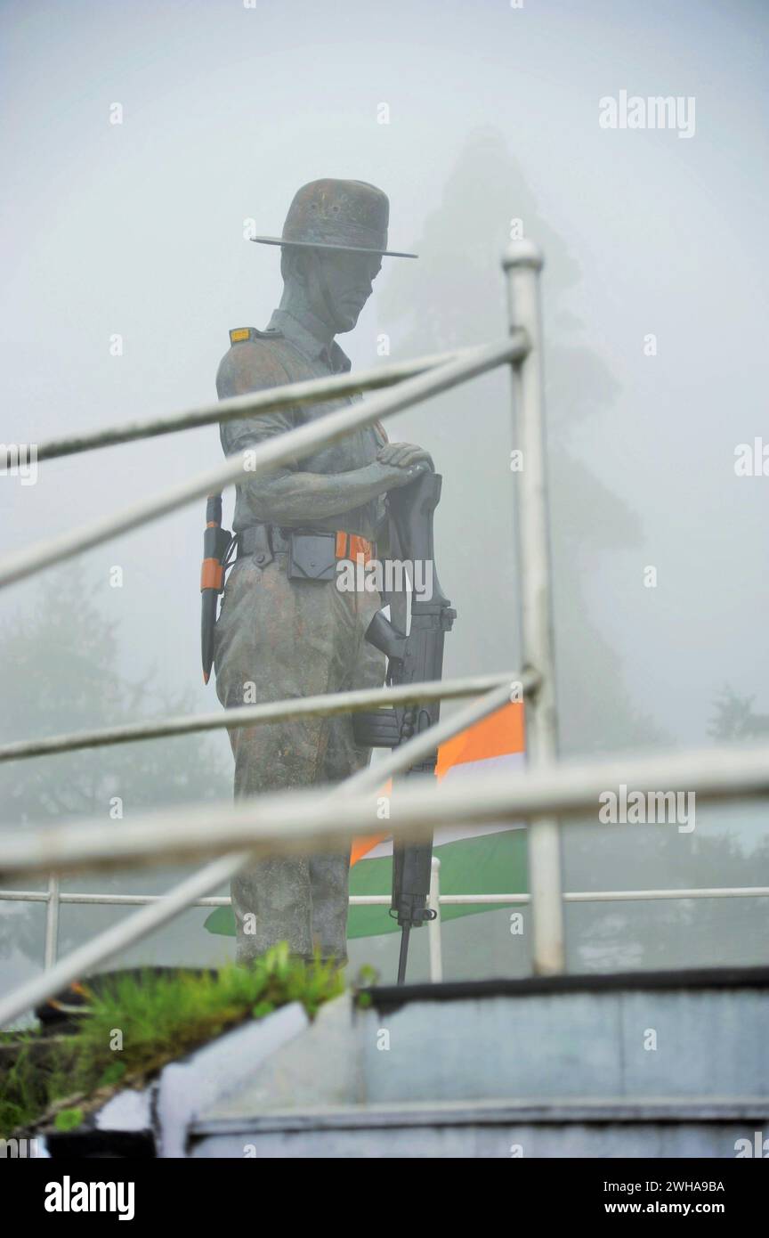 War Memorial, Batasia Loop, Darjeeling, Bengala Occidentale, India, Asia Foto Stock