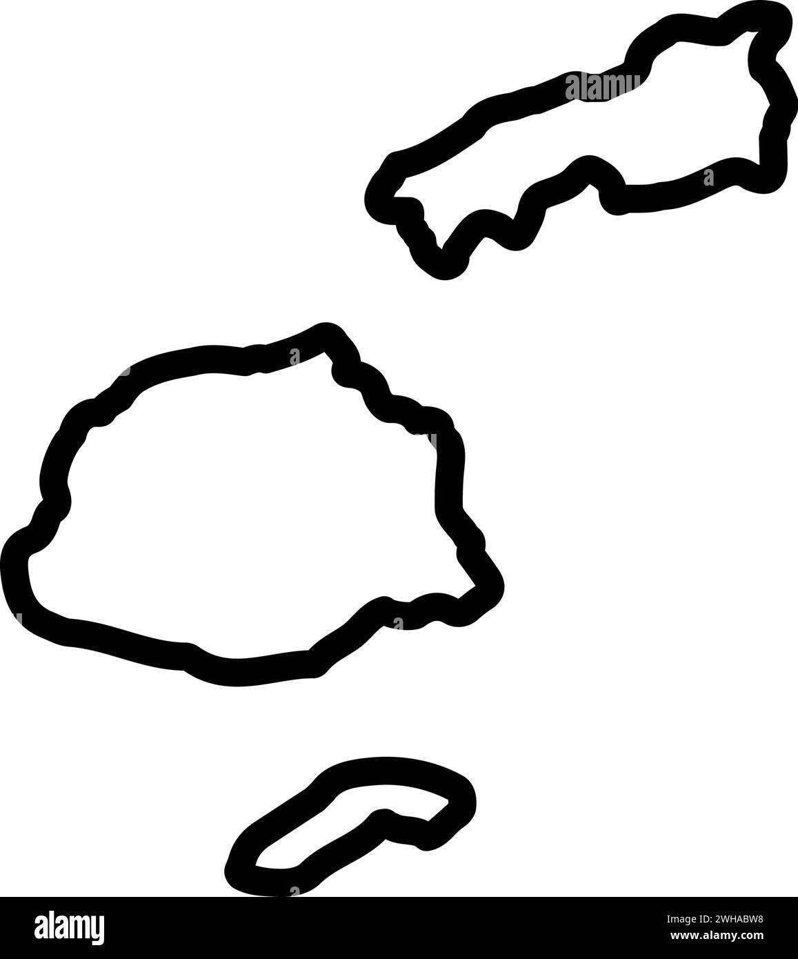 Icona per fiji, asiatica Illustrazione Vettoriale