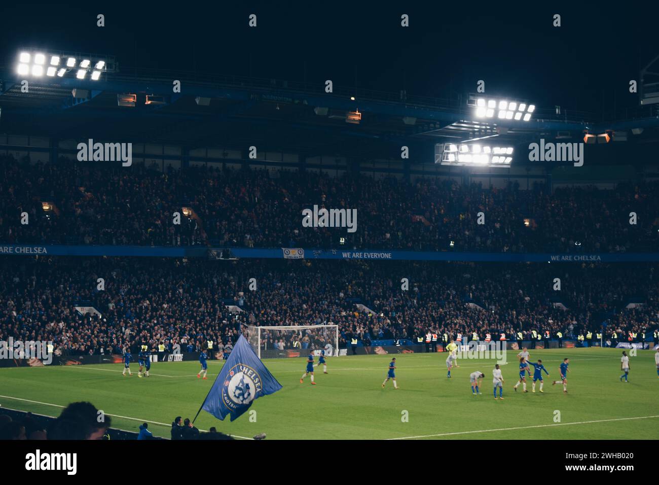 Partita allo Stamford Bridge tra Chelsea e Everton, Inghilterra, il 25 ottobre 2017 Foto Stock