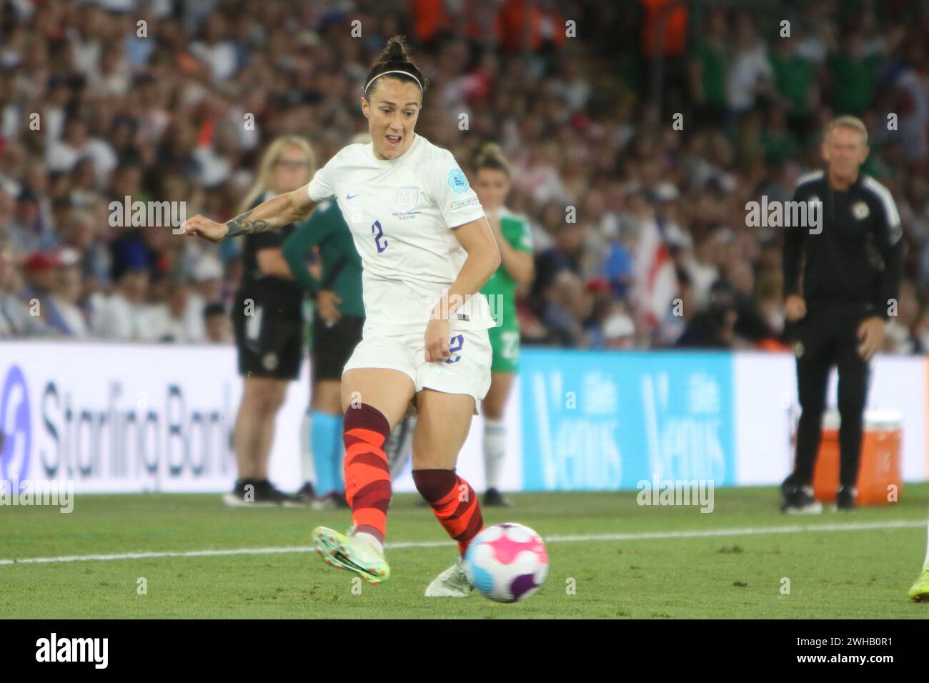 Inghilterra / Irlanda del Nord UEFA Women Euro 2022 St Marys Stadium, Southampton Foto Stock