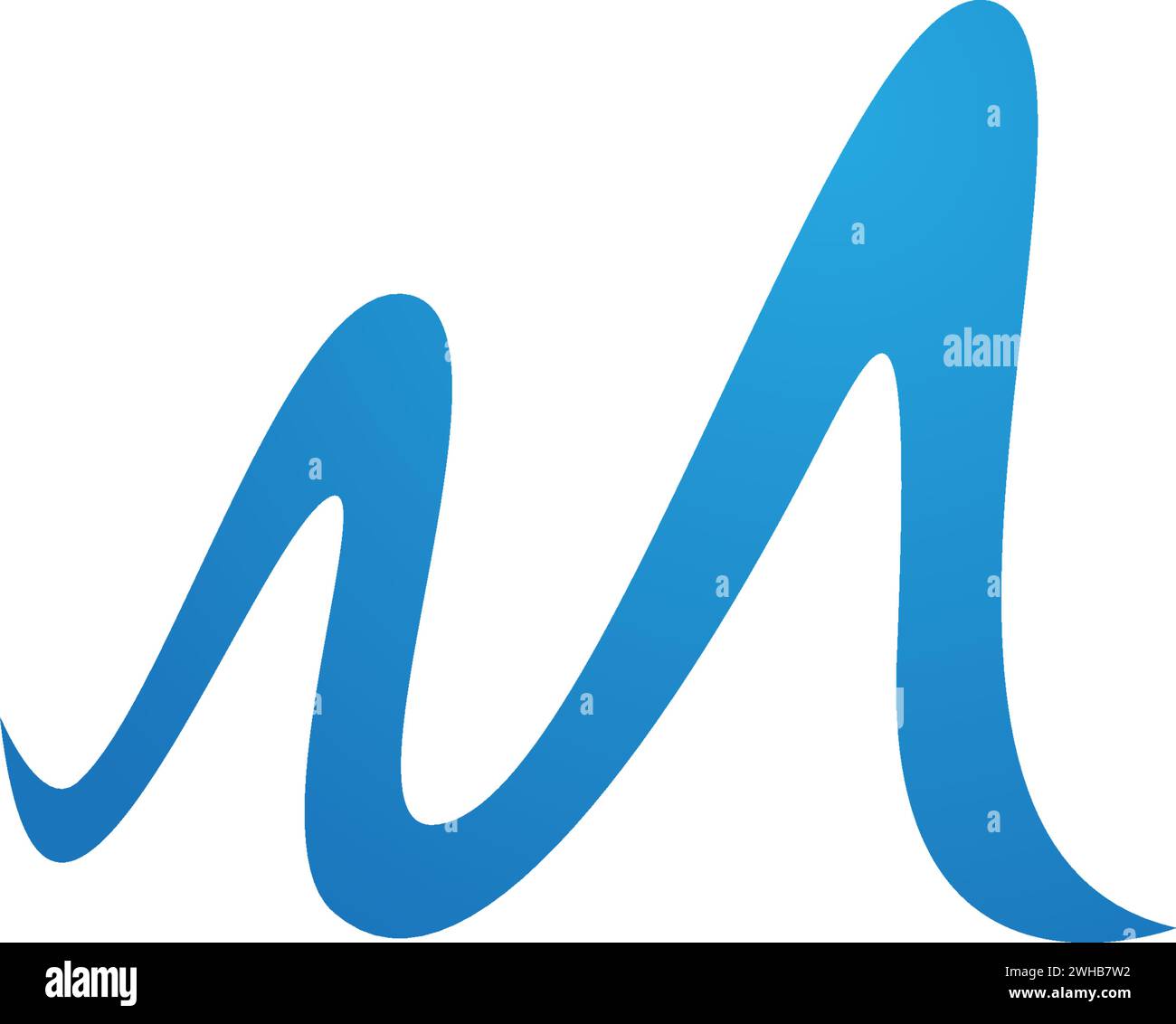 M Lettera Logo aziendale Modello icona Vettore Illustrazione Vettoriale