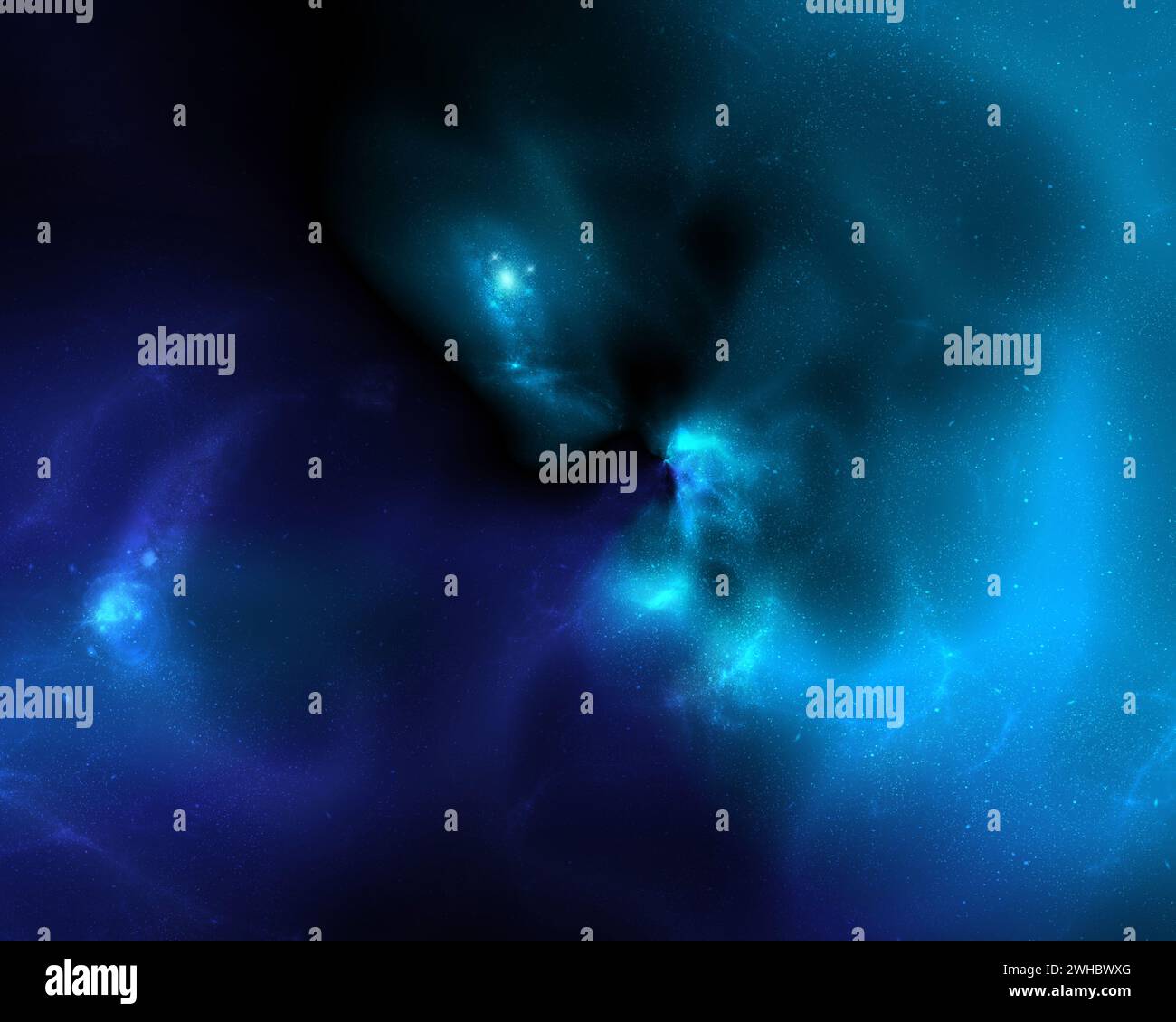 Nebulizzazione spaziale Foto Stock