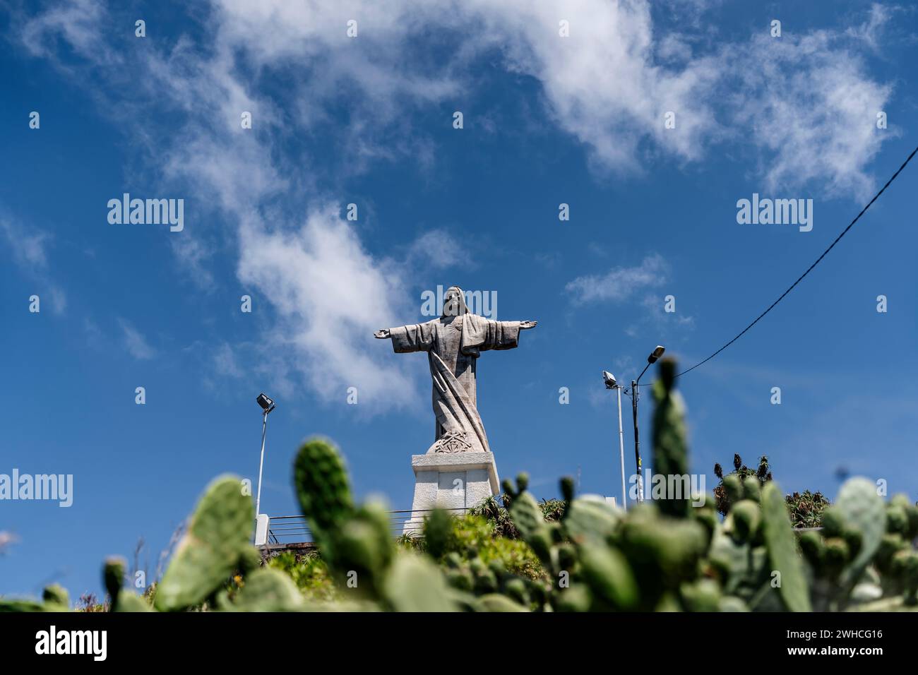 Cristo Rei, regione Autonoma di Madeira, Portogallo, Europa Foto Stock
