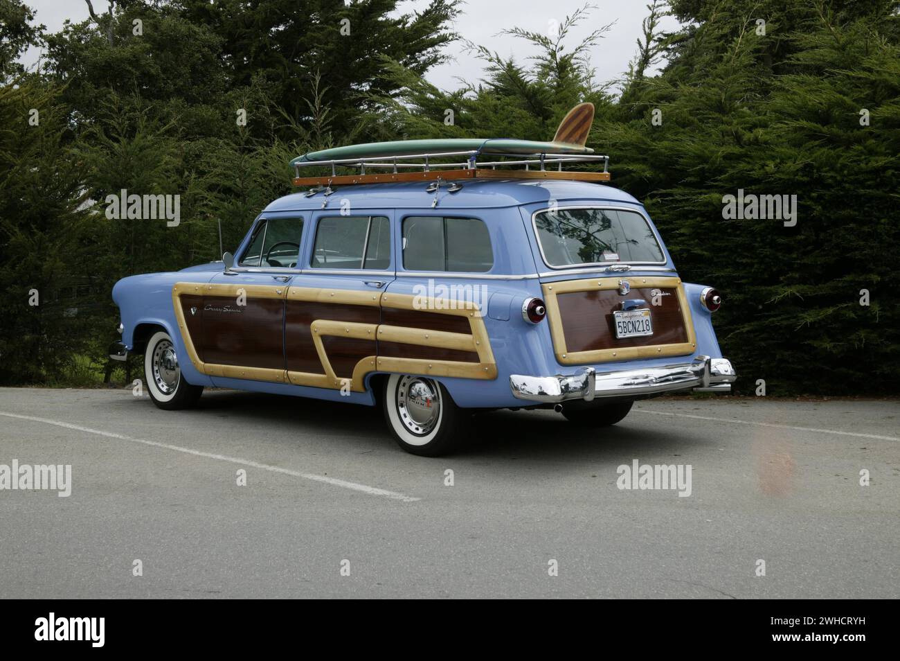 1953 Ford Crestline Country Squire Woody USA Foto Stock